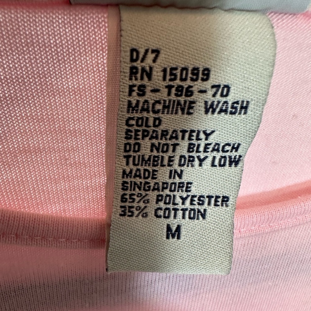 Classic Elements Womens Size M Tee T Shirt Blouse Top Short Sleeve Pink Shirt - Picture 4 of 7